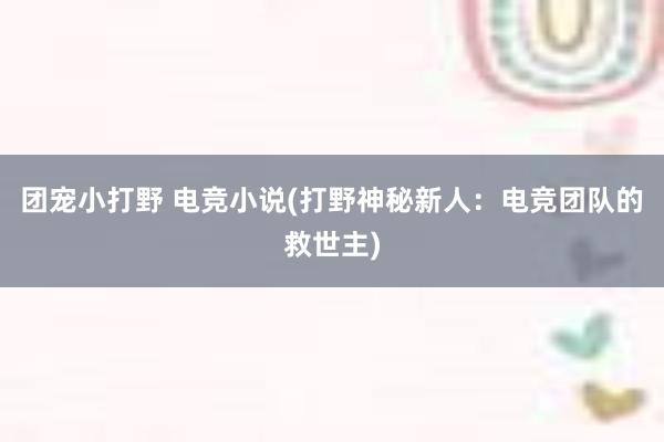 团宠小打野 电竞小说(打野神秘新人：电竞团队的救世主)