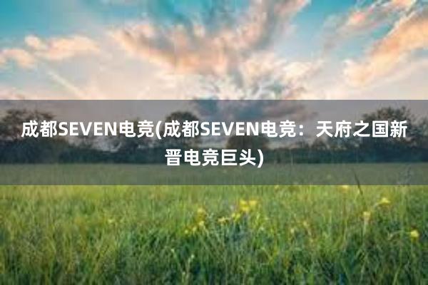 成都SEVEN电竞(成都SEVEN电竞：天府之国新晋电竞巨头)