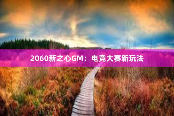 2060新之心GM：电竞大赛新玩法