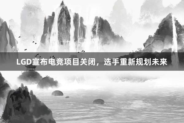 LGD宣布电竞项目关闭，选手重新规划未来